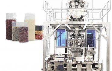 અનાજ માટે સ્વચાલિત ઈંટ પ્રકારની વેક્યુમ બેગ ફોર્મિંગ ફિલિંગ પેકેજિંગ મશીન