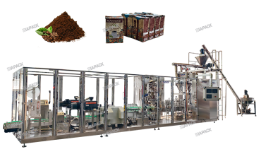 ZL100V2 Roast Coffee Powder  Vacuum Packaging Machine with Label Top Sticking