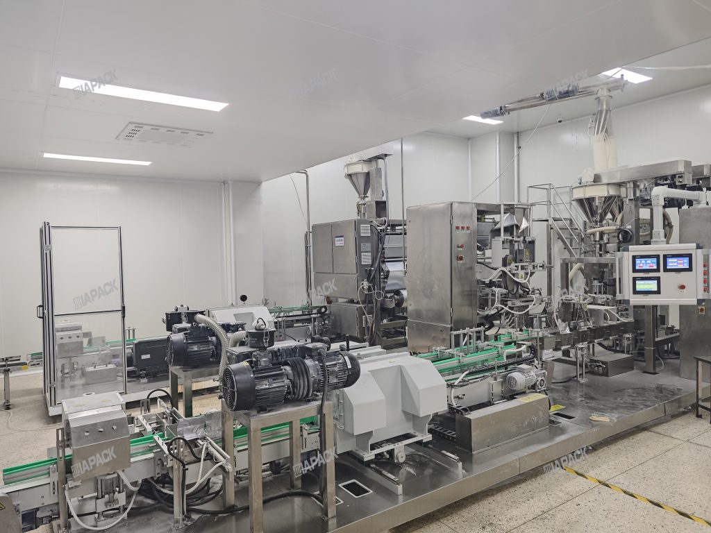 A New Brick Bag Type Vacuum Packing Machine for Powder Material Start Running